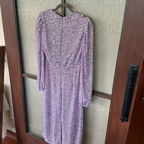 Mac Duggal 10764 Long Sleeve Cocktail Dress
In Lavender size 6 NEW $397 soldout - Picture 15 of 17